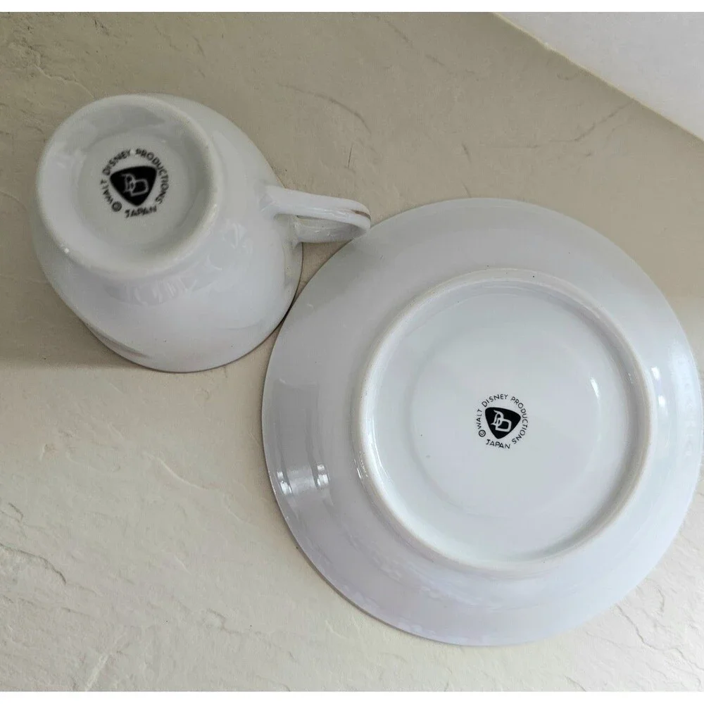 Vintage Walt Disney World Castle Demitasse Cup And Saucer